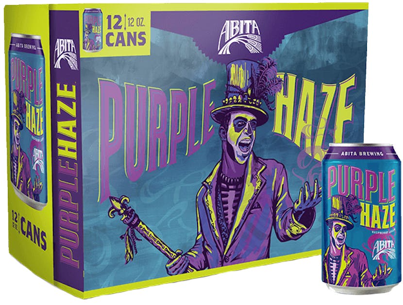 Abita Purple Haze 12 pack product packaging